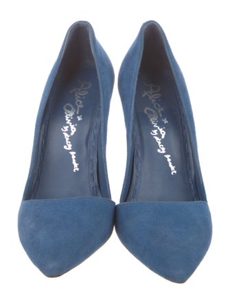 Alice + Olivia Suede Pumps