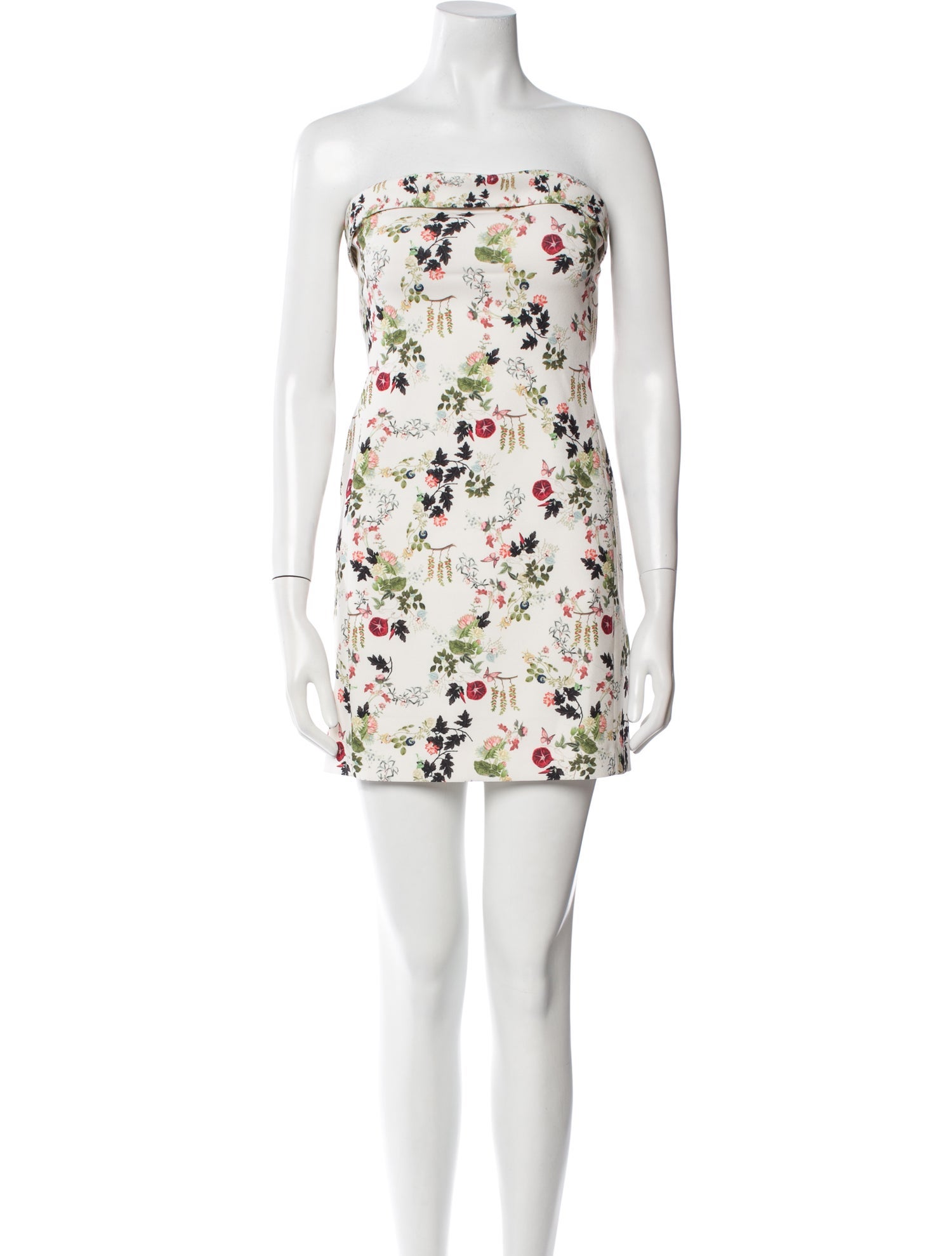 Alice + Olivia Floral Print Mini Dress