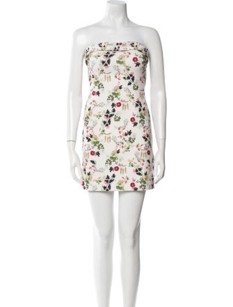 Alice + Olivia Floral Print Mini Dress