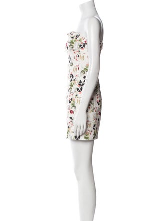 Alice + Olivia Floral Print Mini Dress