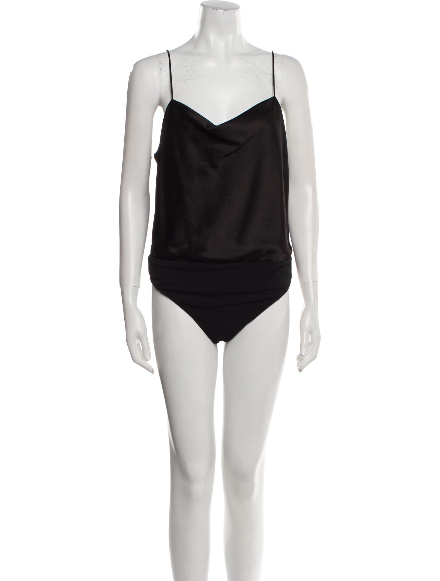 Alice + Olivia Cowl Neck Sleeveless Bodysuit