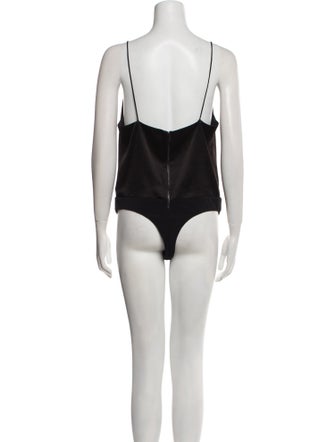 Alice + Olivia Cowl Neck Sleeveless Bodysuit