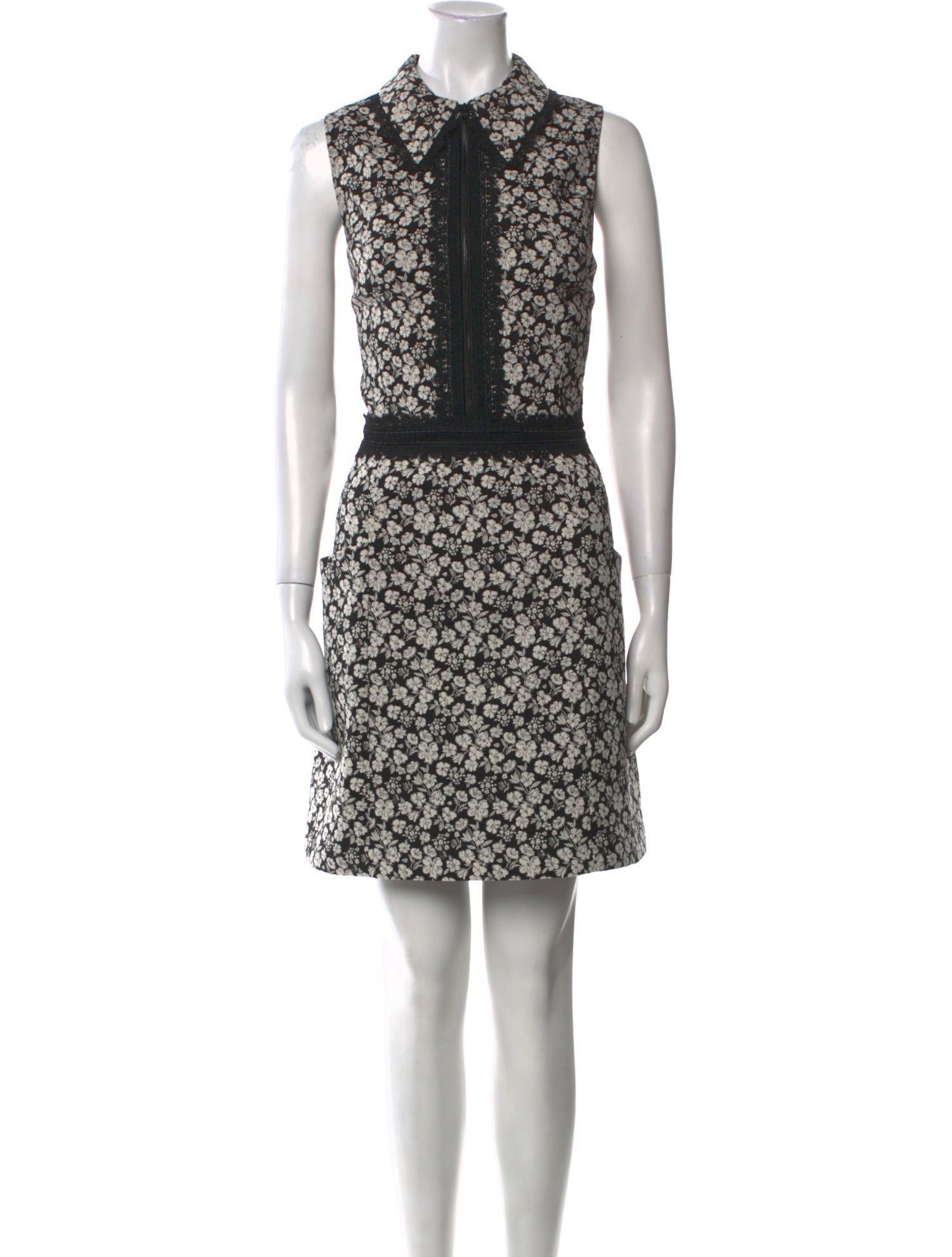 Alice + Olivia Floral Print Mini Dress