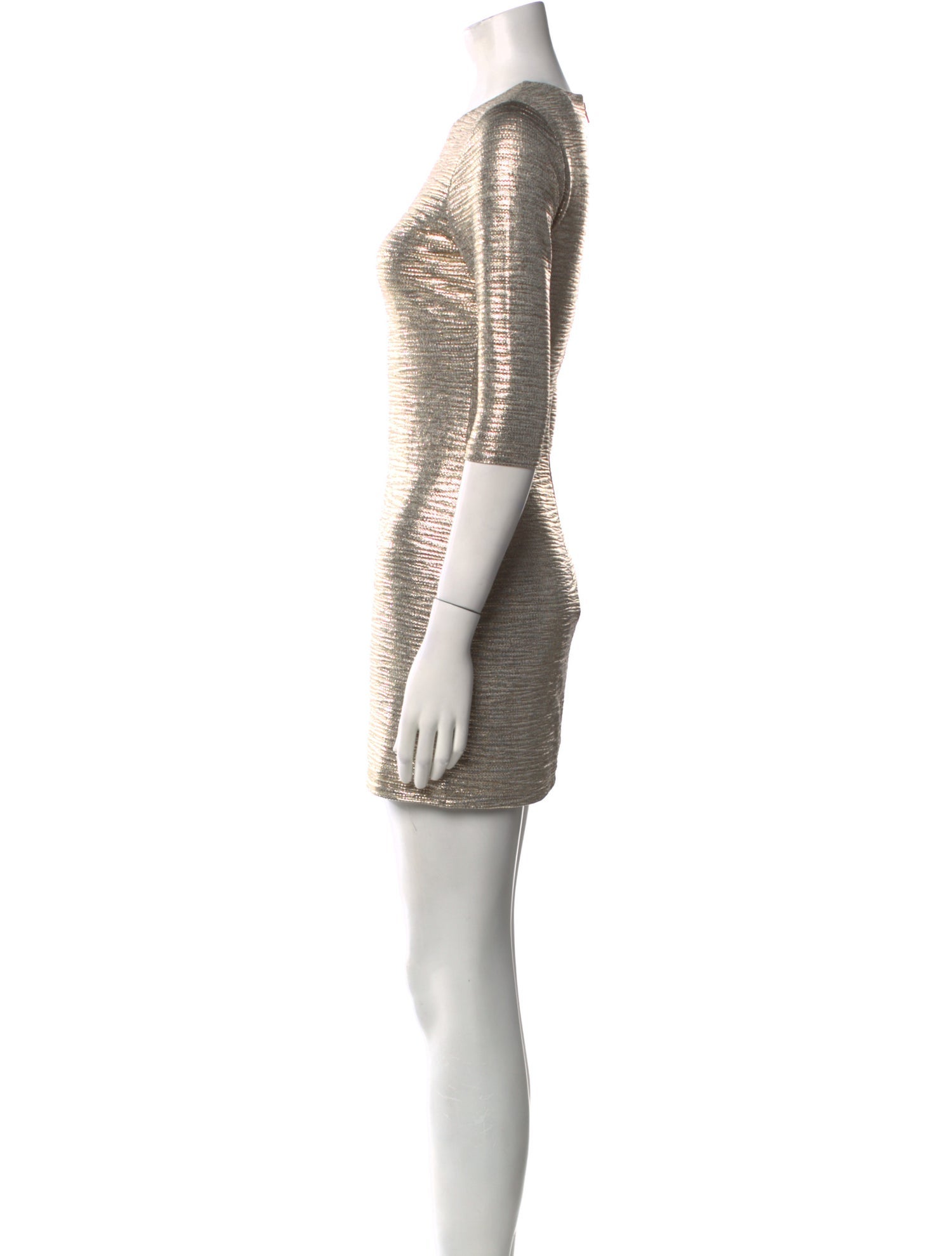 Alice + Olivia Crew Neck Mini Dress