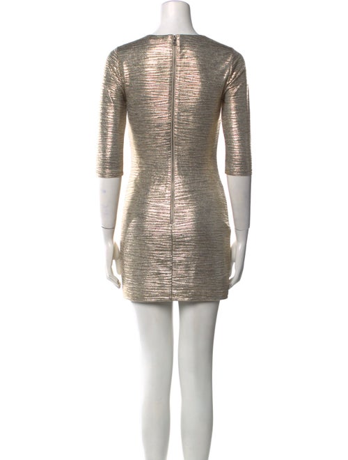 Alice + Olivia Crew Neck Mini Dress