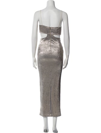 Alice + Olivia Printed Long Dress