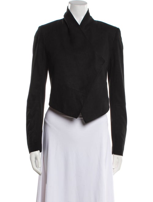 Alice + Olivia Leather Evening Jacket
