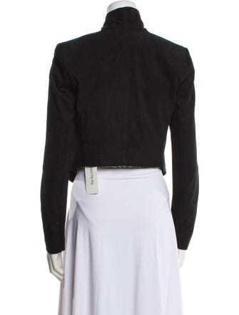 Alice + Olivia Leather Evening Jacket