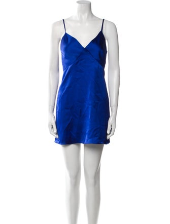 Alice + Olivia V-Neck Mini Dress