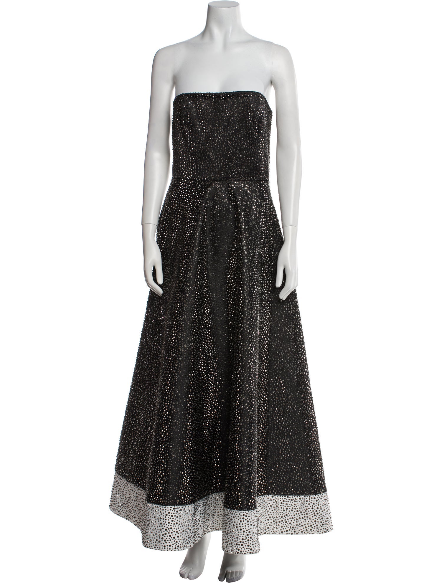 Alice + Olivia Colorblock Pattern Long Dress