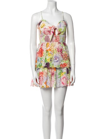 Alice + Olivia Printed Mini Dress
