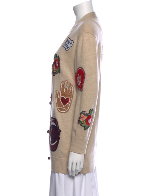 Alice + Olivia Wool Printed Sweater