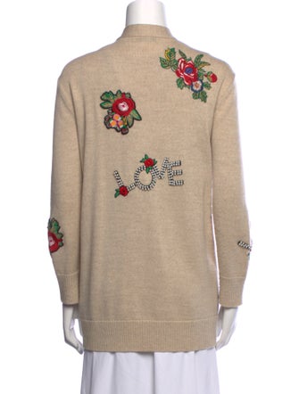 Alice + Olivia Wool Printed Sweater
