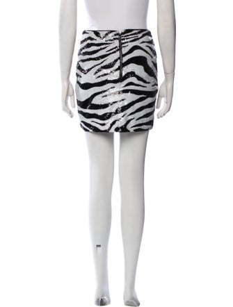 Alice + Olivia Animal Print Mini Skirt