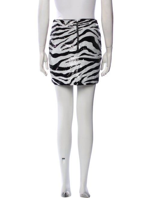 Alice + Olivia Animal Print Mini Skirt