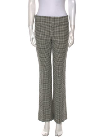 Alice + Olivia Houndstooth Print Wide Leg Pants