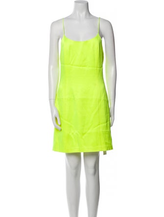 Alice + Olivia Scoop Neck Mini Dress