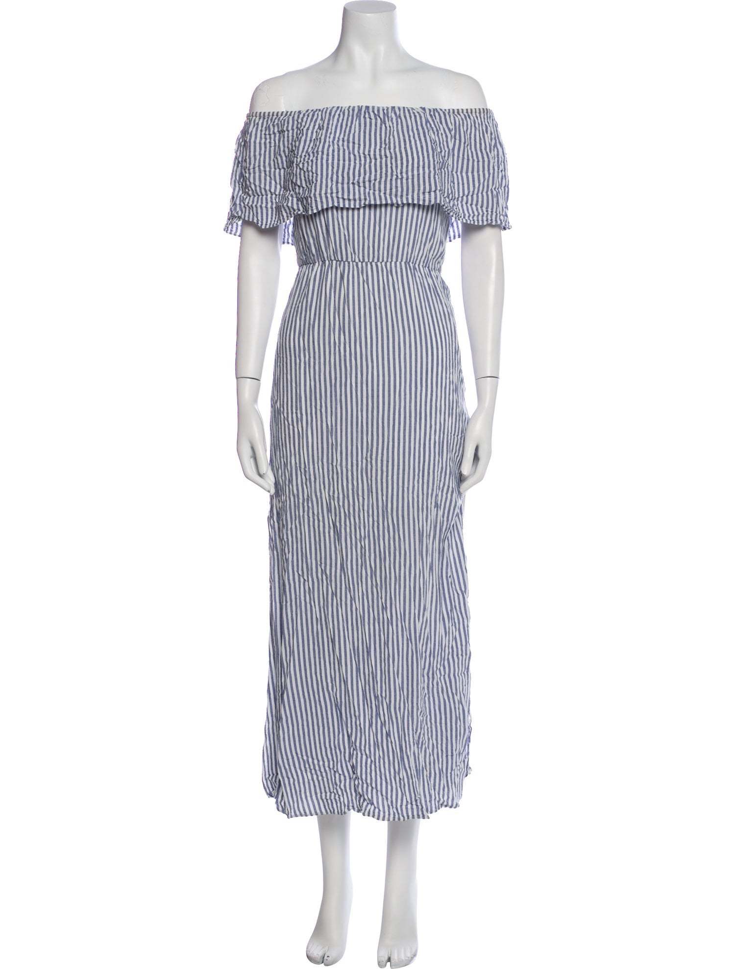 Alice + Olivia Striped Midi Length Dress