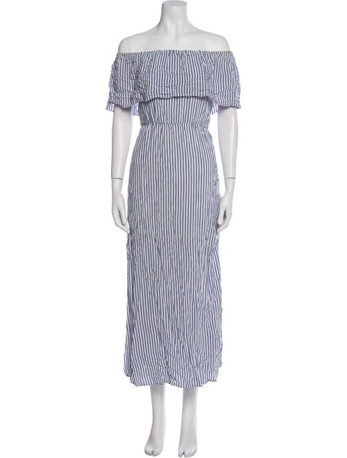 Alice + Olivia Striped Midi Length Dress