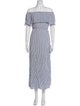 Alice + Olivia Striped Midi Length Dress