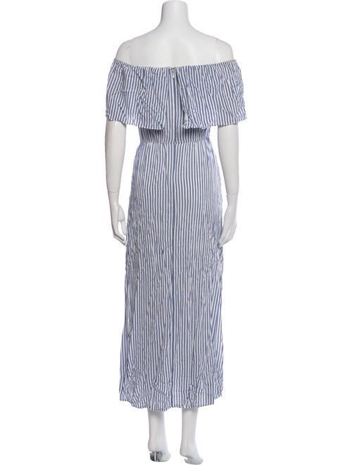 Alice + Olivia Striped Midi Length Dress