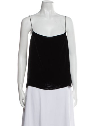 Alice + Olivia Square Neckline Sleeveless Top