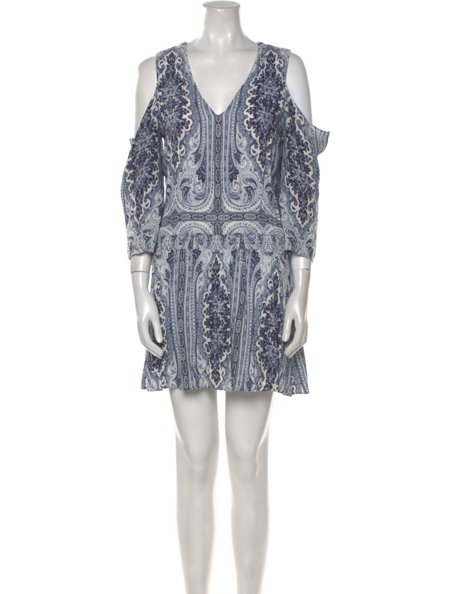 Alice + Olivia Paisley Print Mini Dress