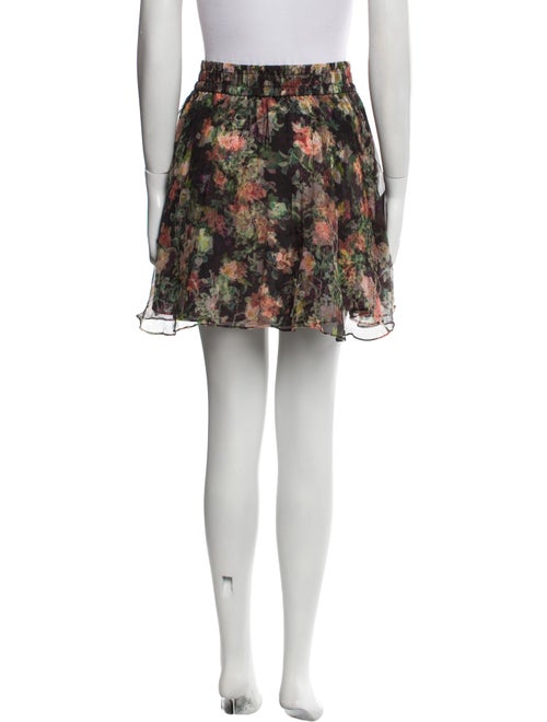 Alice + Olivia Silk Mini Skirt