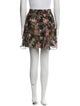 Alice + Olivia Silk Mini Skirt