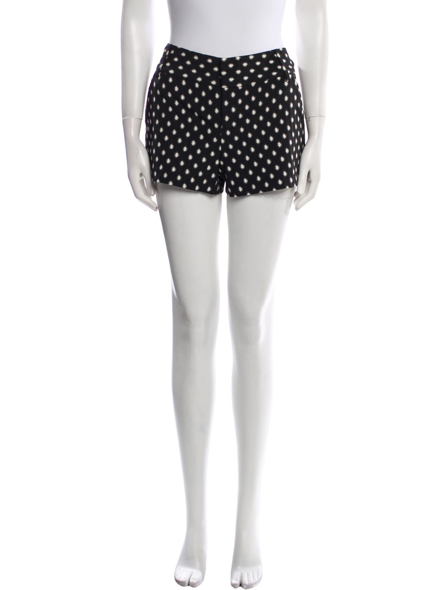 Alice + Olivia Polka Dot Print Mini Shorts