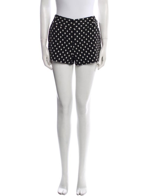Alice + Olivia Polka Dot Print Mini Shorts