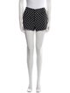 Alice + Olivia Polka Dot Print Mini Shorts