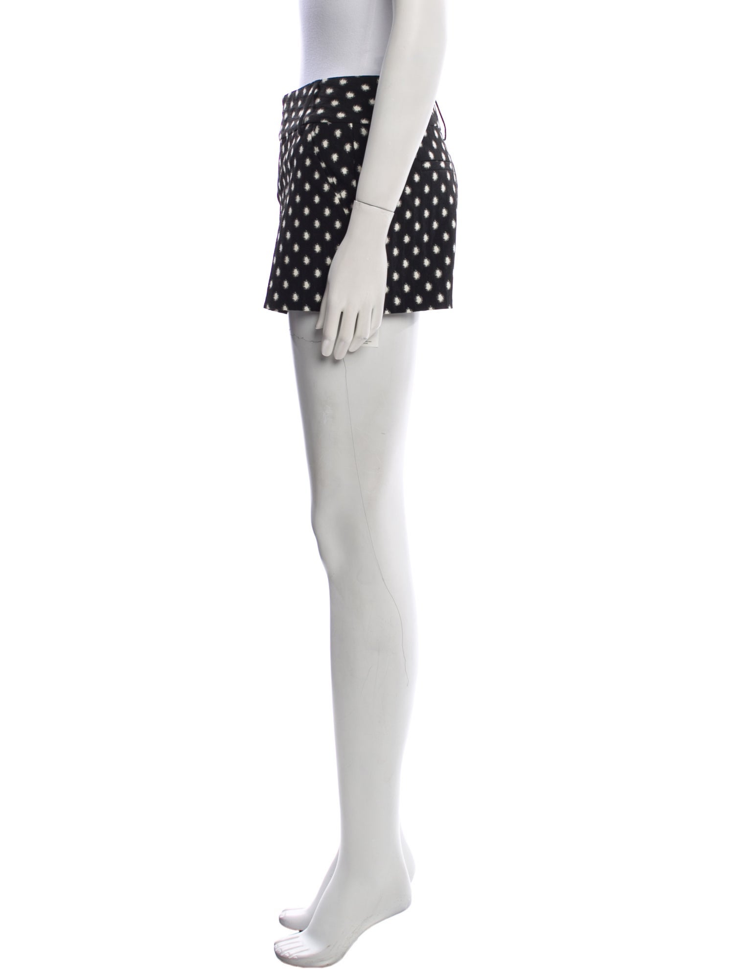 Alice + Olivia Polka Dot Print Mini Shorts