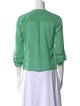 Alice + Olivia Silk V-Neck Blouse