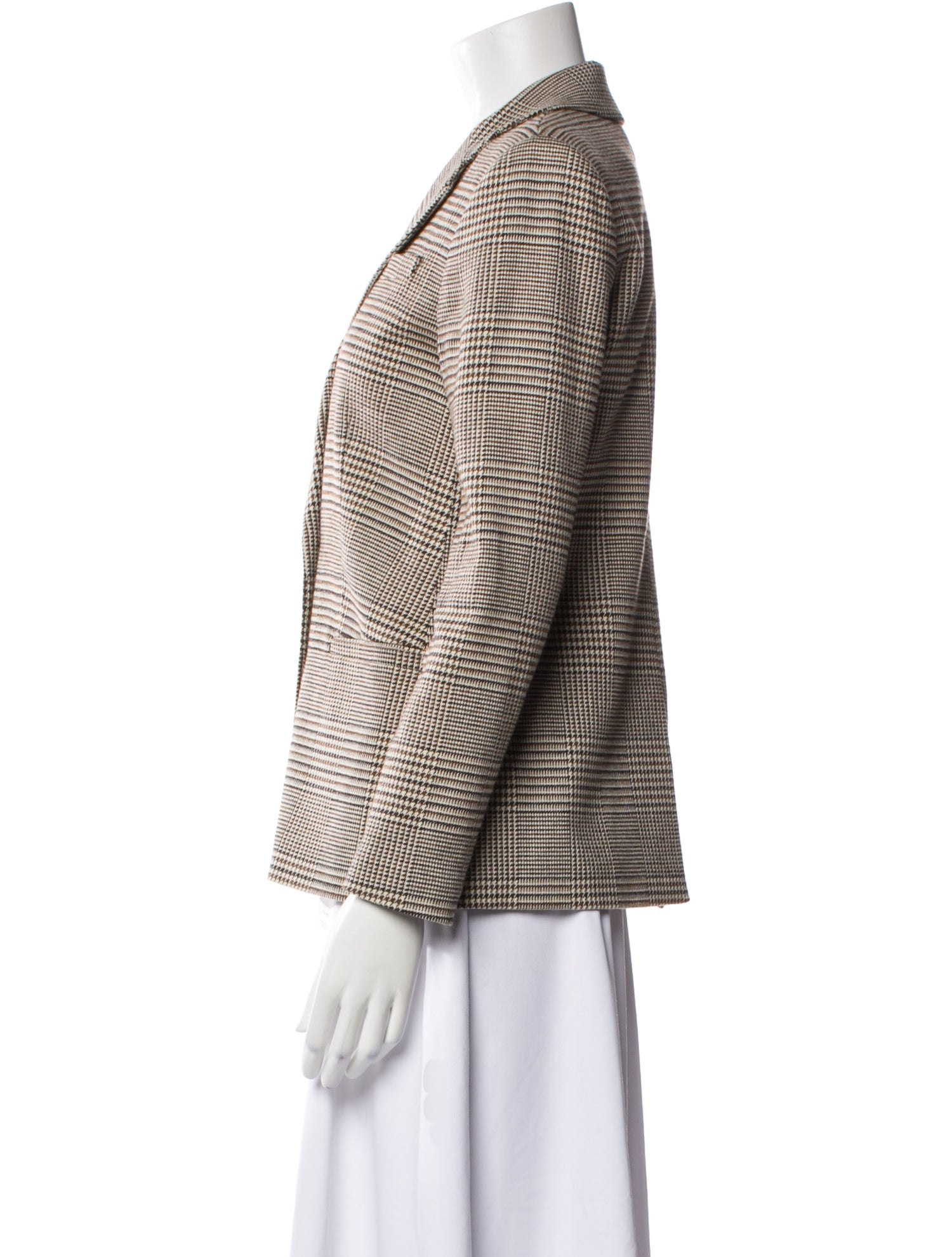 Alice + Olivia Plaid Print Blazer