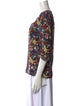 Alice + Olivia Silk Floral Print Blouse