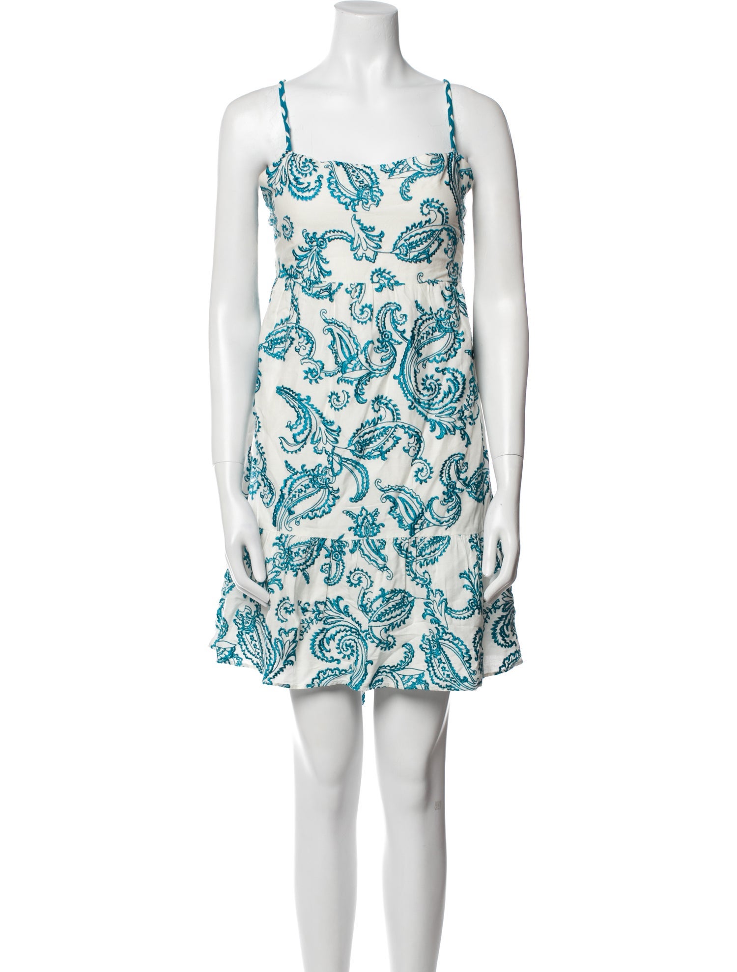 Alice + Olivia Paisley Print Mini Dress