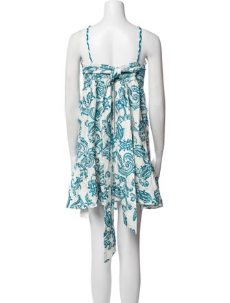 Alice + Olivia Paisley Print Mini Dress