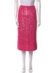 Alice + Olivia Sequin Embellishments Knee-Length Skirt