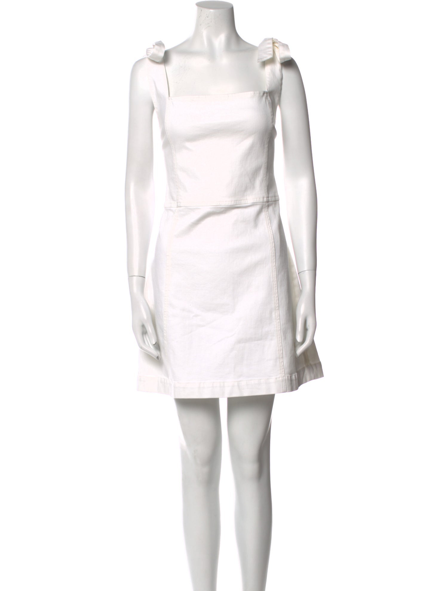 Alice + Olivia Square Neckline Mini Dress