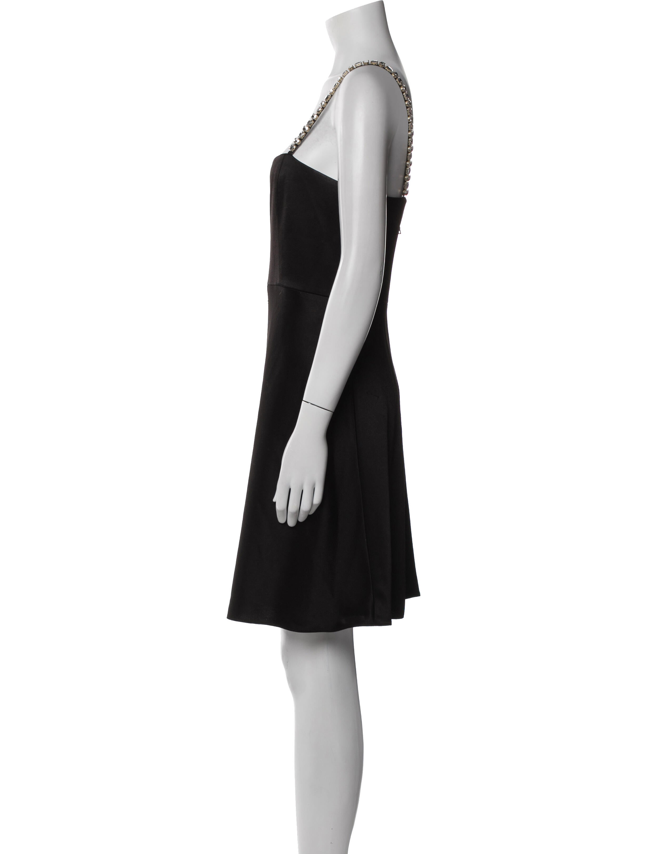 Alice + Olivia Square Neckline Mini Dress