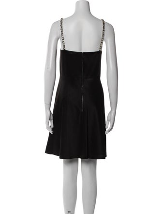 Alice + Olivia Square Neckline Mini Dress