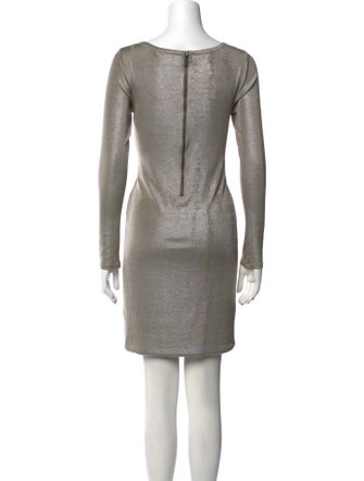 Alice + Olivia Scoop Neck Mini Dress