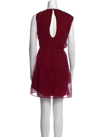 Alice + Olivia Silk Mini Dress