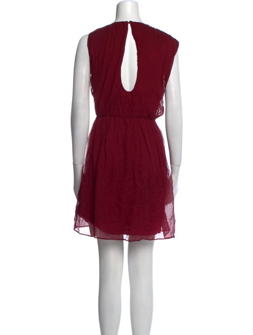 Alice + Olivia Silk Mini Dress