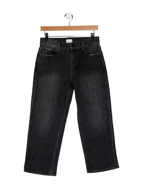 Alice + Olivia Mid-Rise Wide Leg Jeans