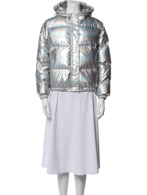 Alice + Olivia Nylon Printed Down Jacket