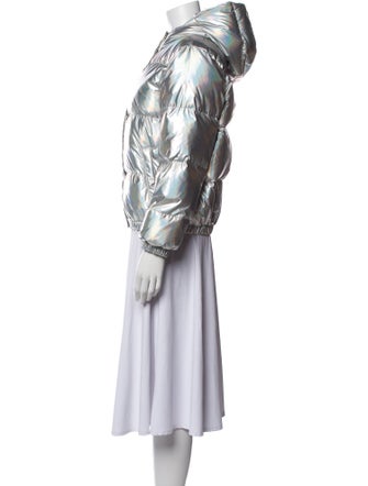 Alice + Olivia Nylon Printed Down Jacket