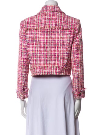 Alice + Olivia Tweed Pattern Bolero