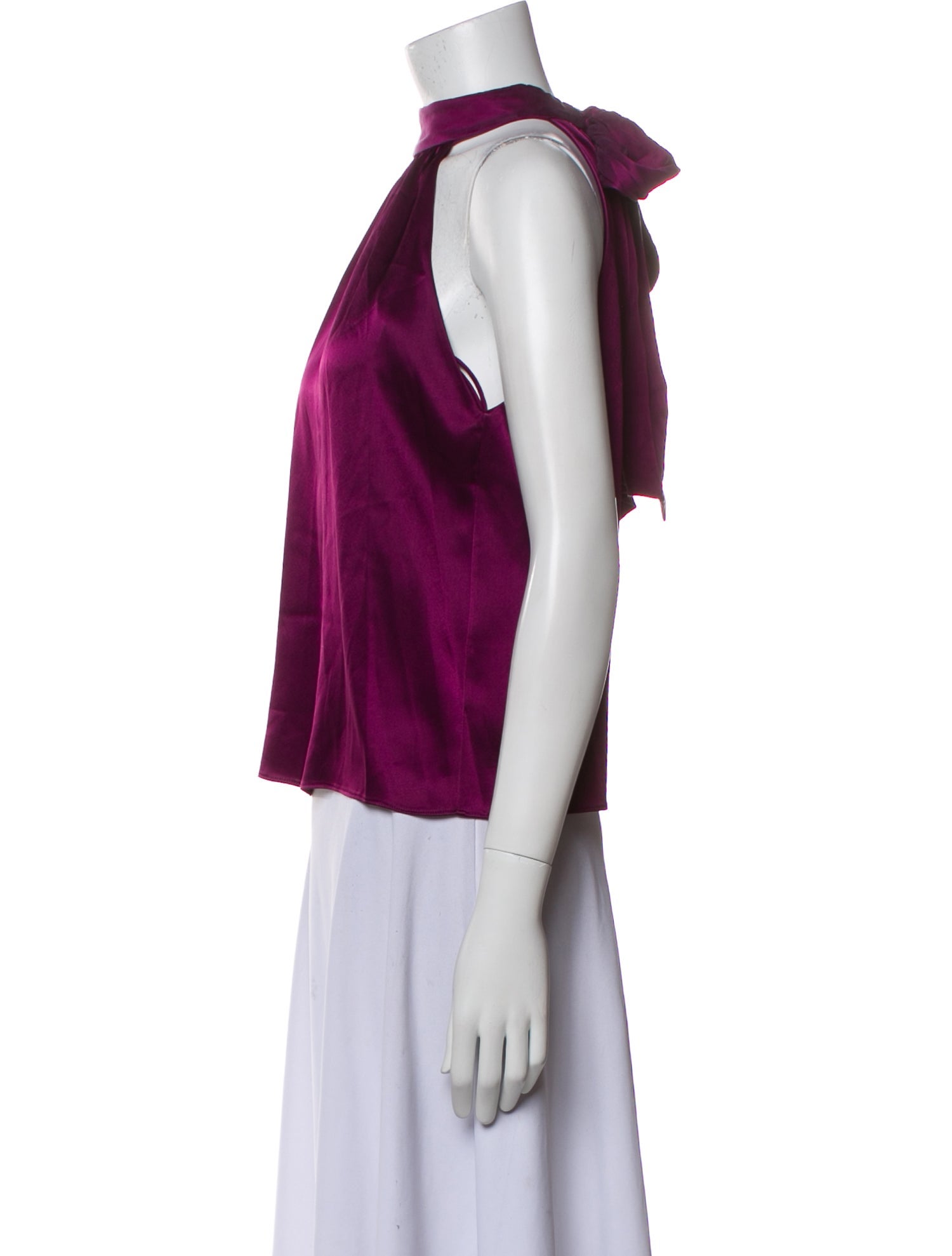 Alice + Olivia Halterneck Sleeveless Blouse